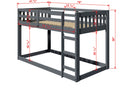 Mission Style Low Bunk Bed