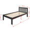 Mission Style Twin Bed with Trundle